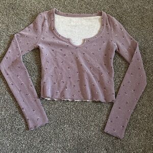 Women's Lavender Knit Top